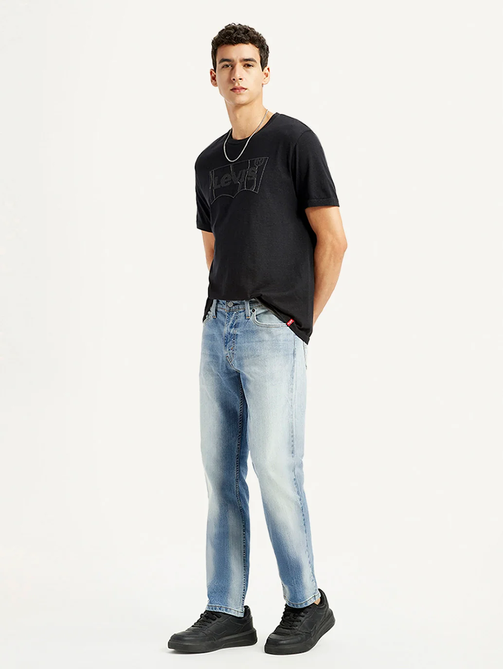 Men's 511 Light Blue Slim Fit Mid Rise Jeans - Image 7