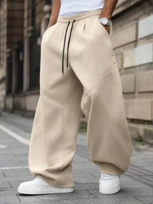 Men's Regular Fit Mid Rise Joggers
