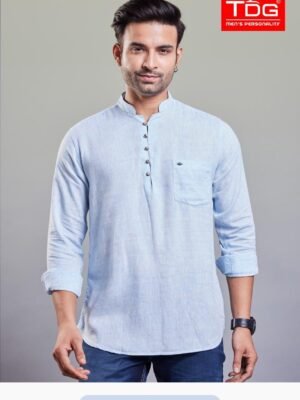 Men's Mauve Checkered Slim Fit Corduroy Shirt
