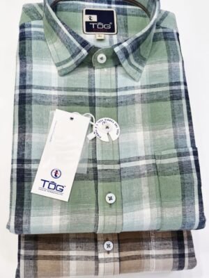 Men's Self Design Slim Fit Shirt